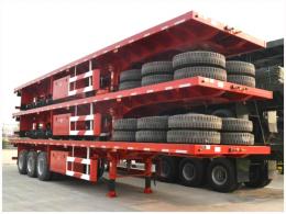 Flat bed Semi Trailer | sinotruk howo Flatbed Semi Trailer4